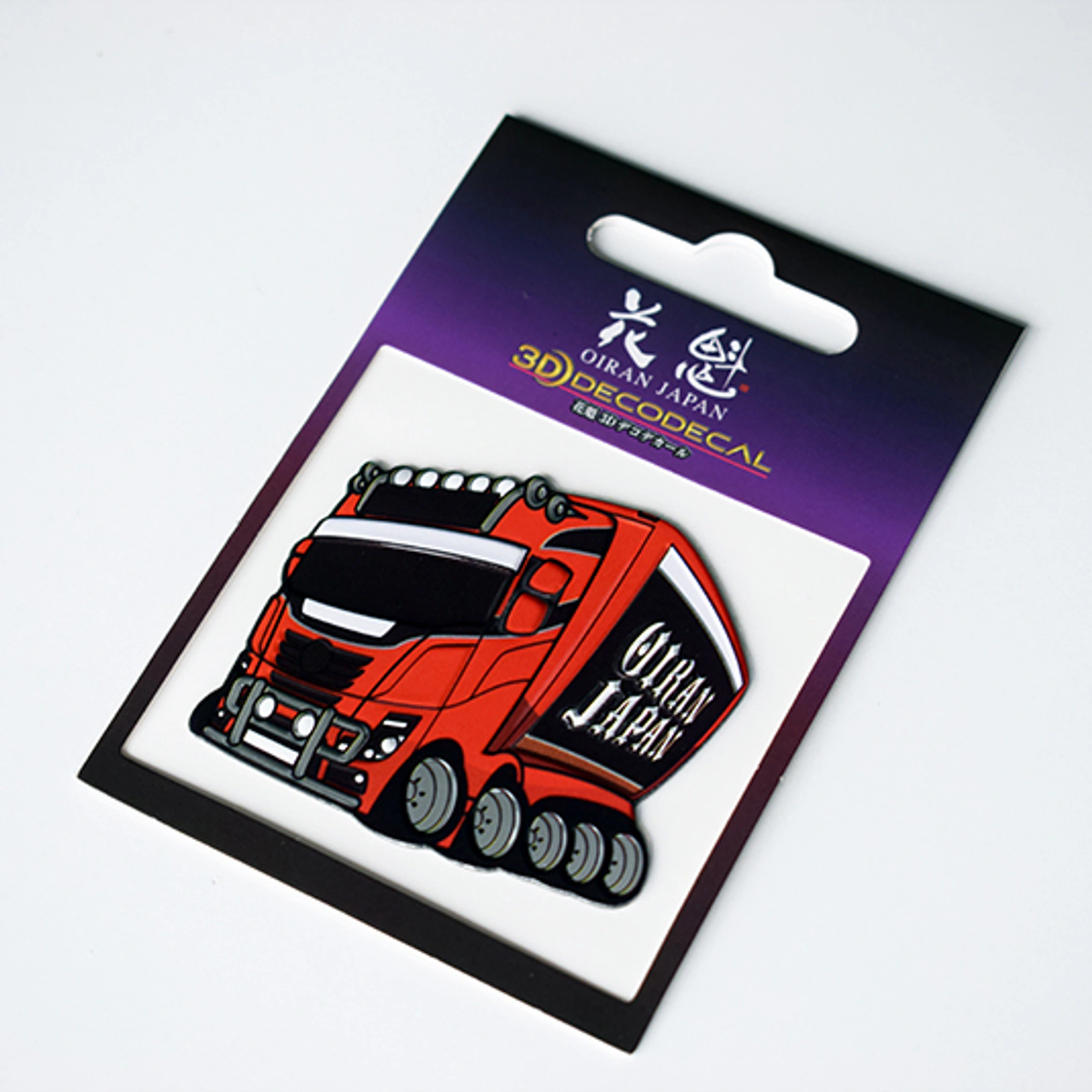Official OIRAN molded 3D truck decal in AMERICAN design