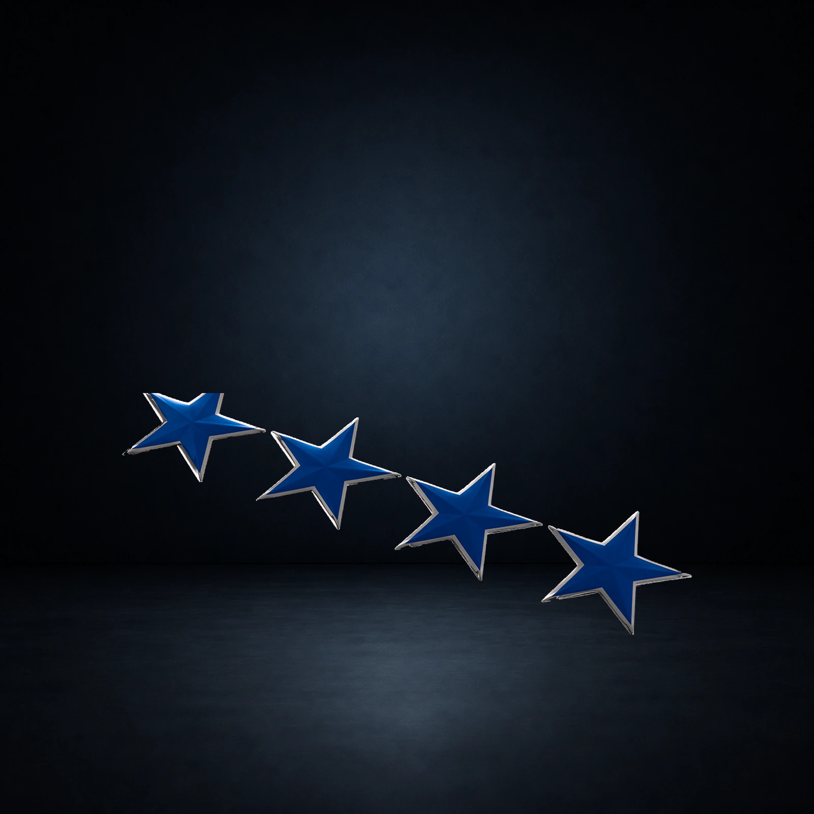 Blue star decal placement example for decorated trucks — OIRAN JAPAN