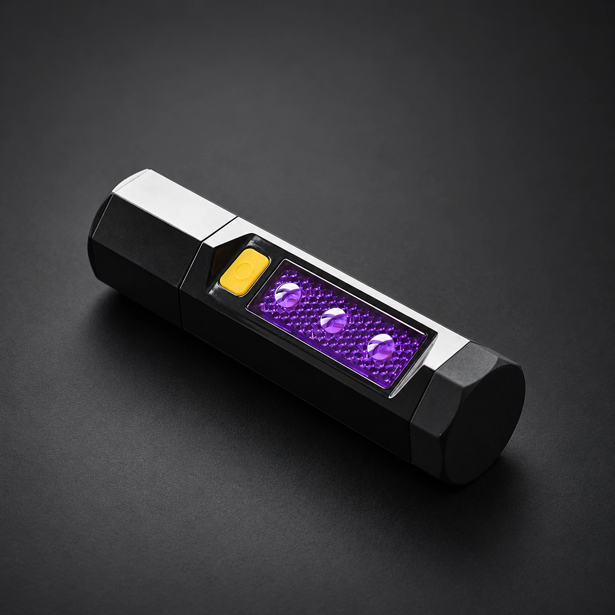 OIRAN emergency stop light OKT-01 with purple warning and white flashlight modes